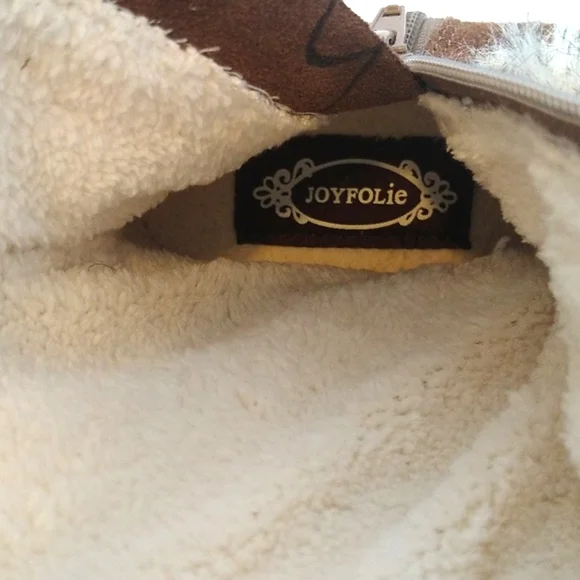 Joyfolie Belinda fur and suede toddler boots - Picture 5 of 7